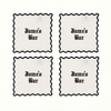The Vivienne Square Cocktail Napkins - Cream