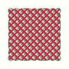 Holiday Plaid Linen Dinner Napkins