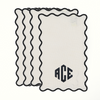 The Vivienne Rectangle Cocktail Napkins - Cream