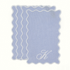 The Vivienne Rectangle Cocktail Napkins - Powder Blue